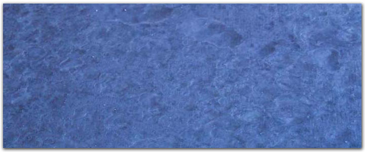 Metallic blue garage floor coating - metal pigments